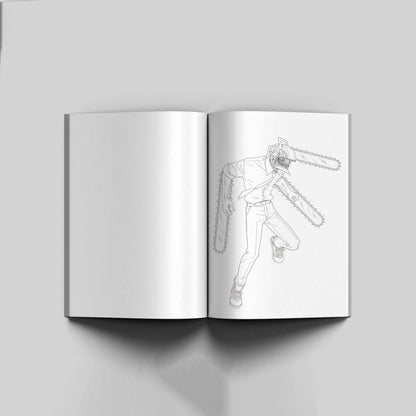 Anime colouring book | Best for kids gift | specially for boys | Birthday Gifts For Boys and girl