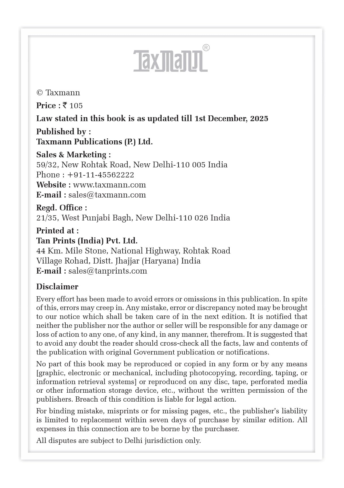 Taxmann's Payment and Settlement Systems Act 2007 [Bare Act with Section Notes] – Comprehensive & Practice-oriented Statutory Reference that Combines the Law | Notes | Regulatory Guidance