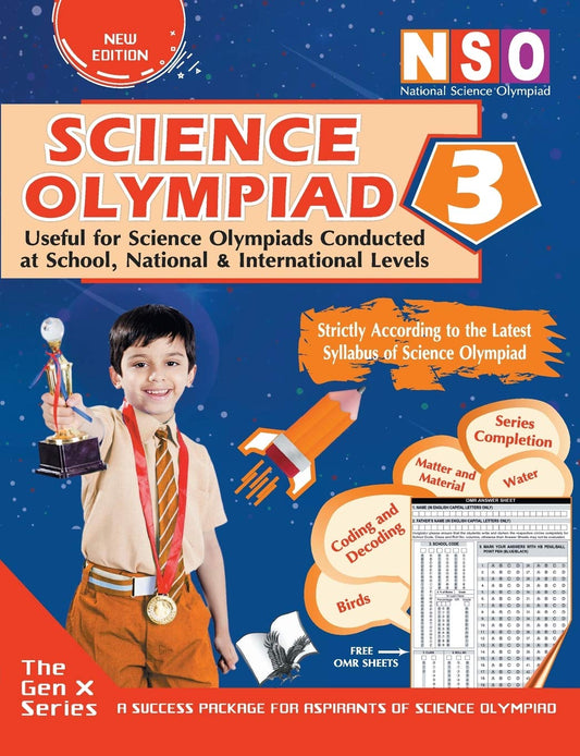 National Science Olympiad - Class 3 (With OMR Sheets) by SHIKHA GUPTA (Author) book cover