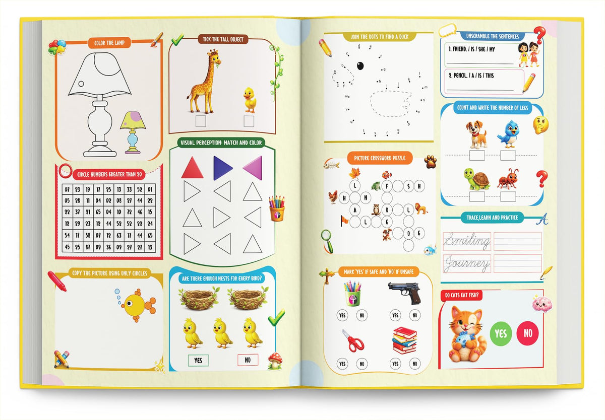 Activity Book for 7 + Year Old | Best Selling 1001 Brain Booster Activity Book for 7 Year Old | Kids Activity Book - Puzzle, Sudoku, Maze, Colouring, Dot To Dot, Matching, Seek & Find, Spot Difference