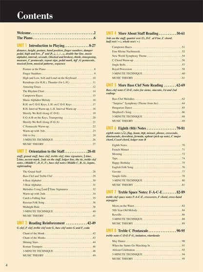 Adult Piano Adventures: All in One Course - Book 1 | Faber Beginner Method Piano Book for Adults with Chords and Music Notation | Piano Sheet Music and Theory for Self Learners With Digital Audio