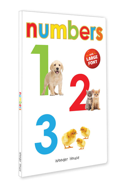 Numbers 1 - 2 - 3 | Ages 0–5 Years | Padded Board Book | Counting Book For Kids | Large Font & Bold Text | | Number Recognition For Childrens & Babies | Toddlers & Preschoolers | Latest Edition