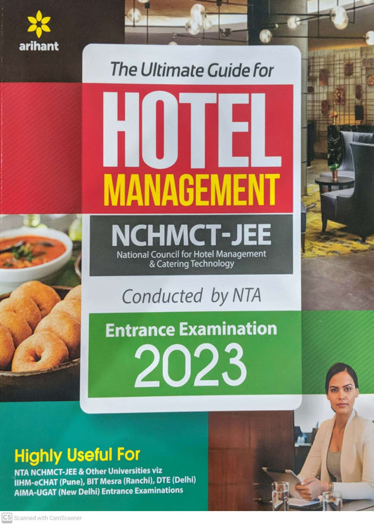 The Ultimate Guide for Hotel Management NCHMCT - JEE  Entrance Examination 2023 book cover