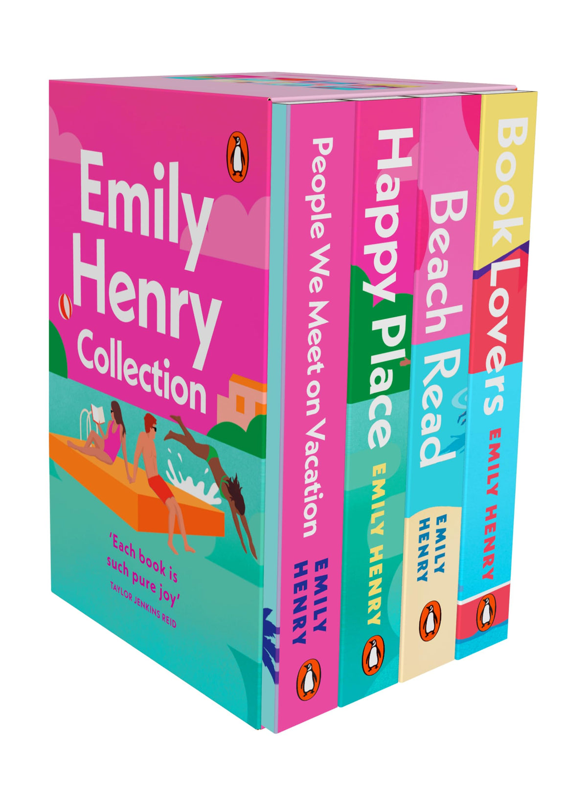 Emily Henry Book Boxset: Beach Read, People We Meet on Vacation, Book Lovers & Funny Story | Contemporary Romance, Friends to Lovers & Slow-Burn Love Stories