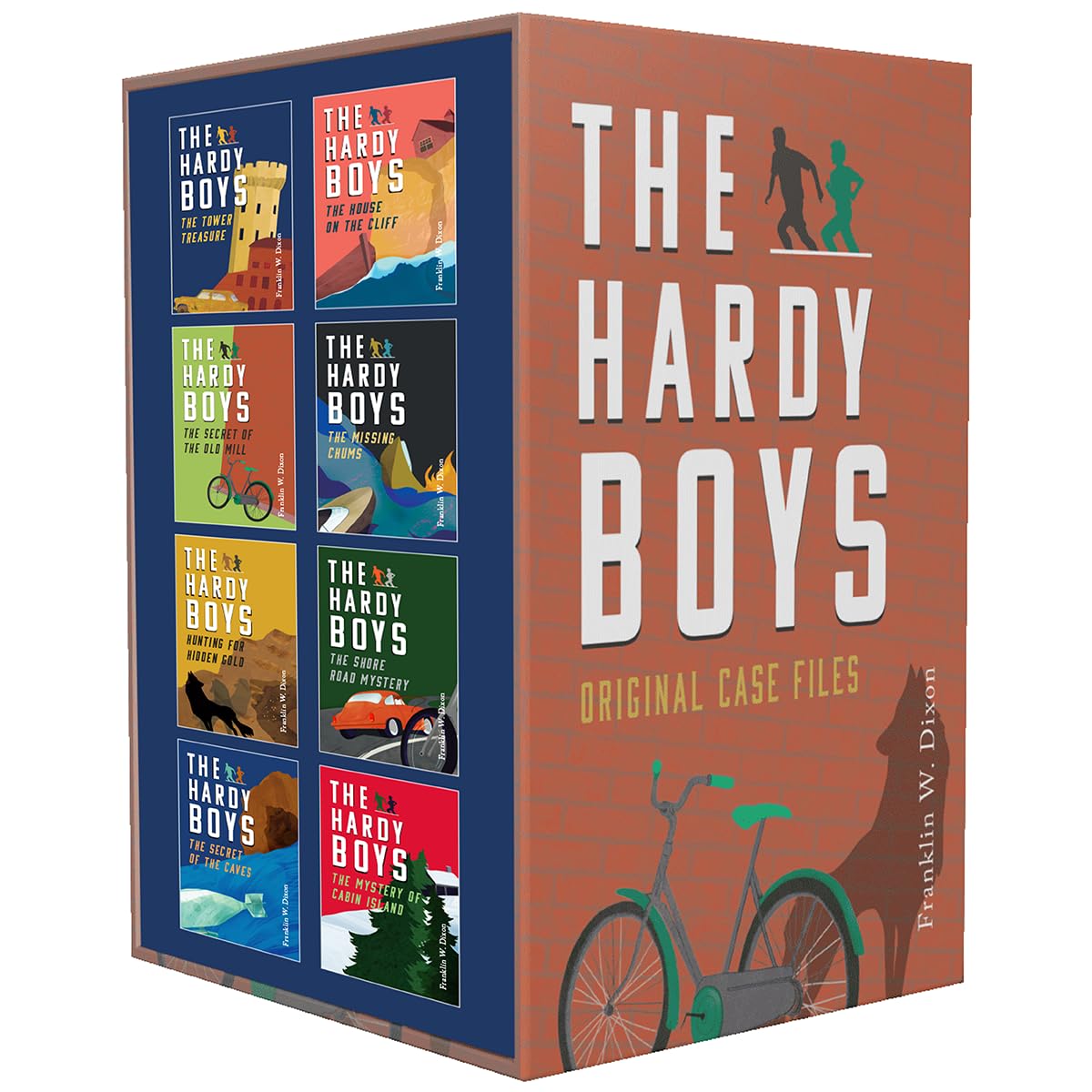 Hardy Boys: Original Case Files Series — 8 Book Box Set | Classic Mystery Adventure Books | Franklin W. Dixon | Collectible Paperback Boxed Set