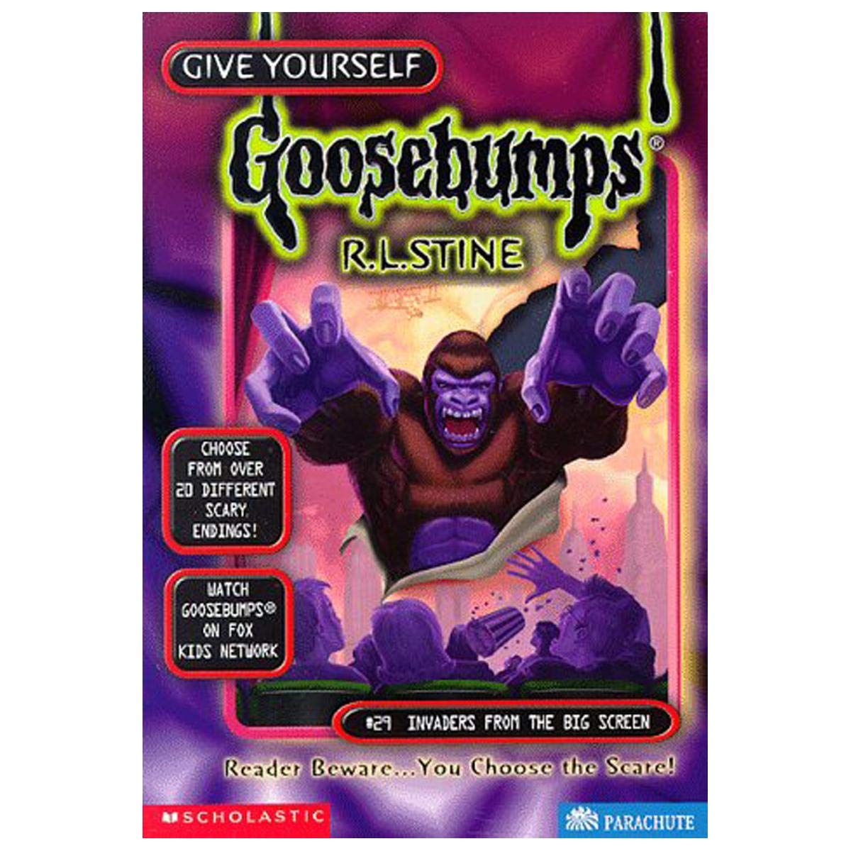 GYGB #29 INVADERS FROM BIG SCREEN book cover