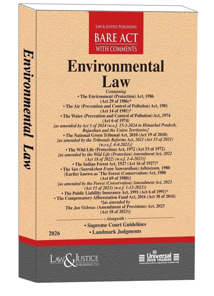 The Environmental Law Bare Act – Latest 2026 EDITION Law & Justice Publishing Co