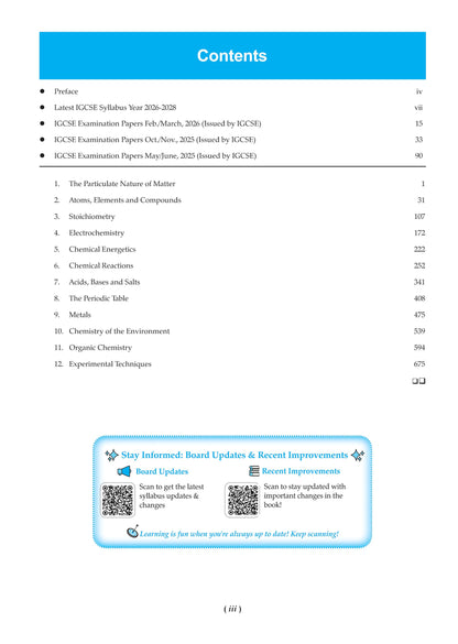 Oswaal IGCSE Topical Past Solved Papers l Chemistry (0620) | For 2027 Exam | With Oswaal AI