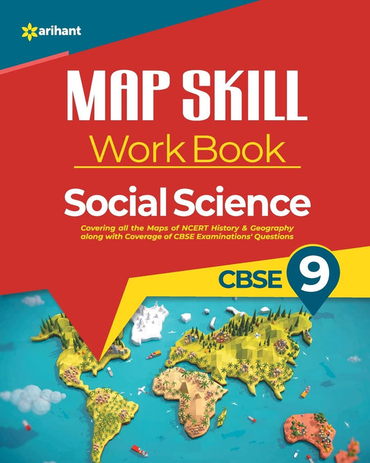 Map Skill Workbook Social Science Class 9 (Old Edition)