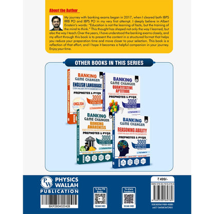 PW Banking Game Changer Reasoning Ability Prepnotes & 3000+ PYQs By Sachin Sir For 2026-27 Exams | Chapterwise Theory with 15 Online CBT Tests | IBPS PO & Clerk, SBI PO & Clerk, RRB PO & Clerk Exams