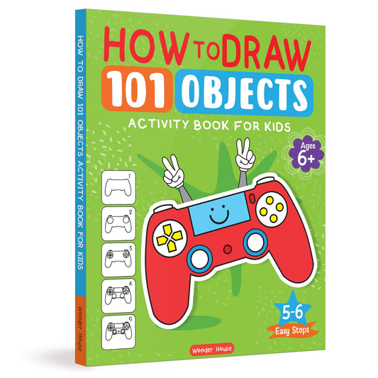 How to Draw: 101 Objects | Step-by-Step Drawing Activity Book for Kids | Ages 5+ | Build Creativity, Focus & Fine Motor Skills