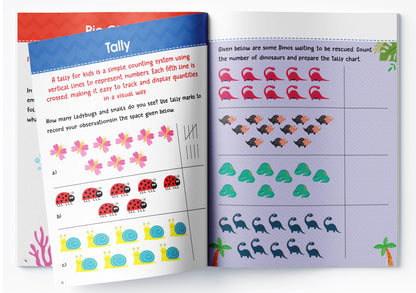 Data Handling: Activity Book for Kids | Learn Sorting, Tally Marks, Graphs & More | Ages 6–9 | Fun Math Activities to Build Analytical Skills