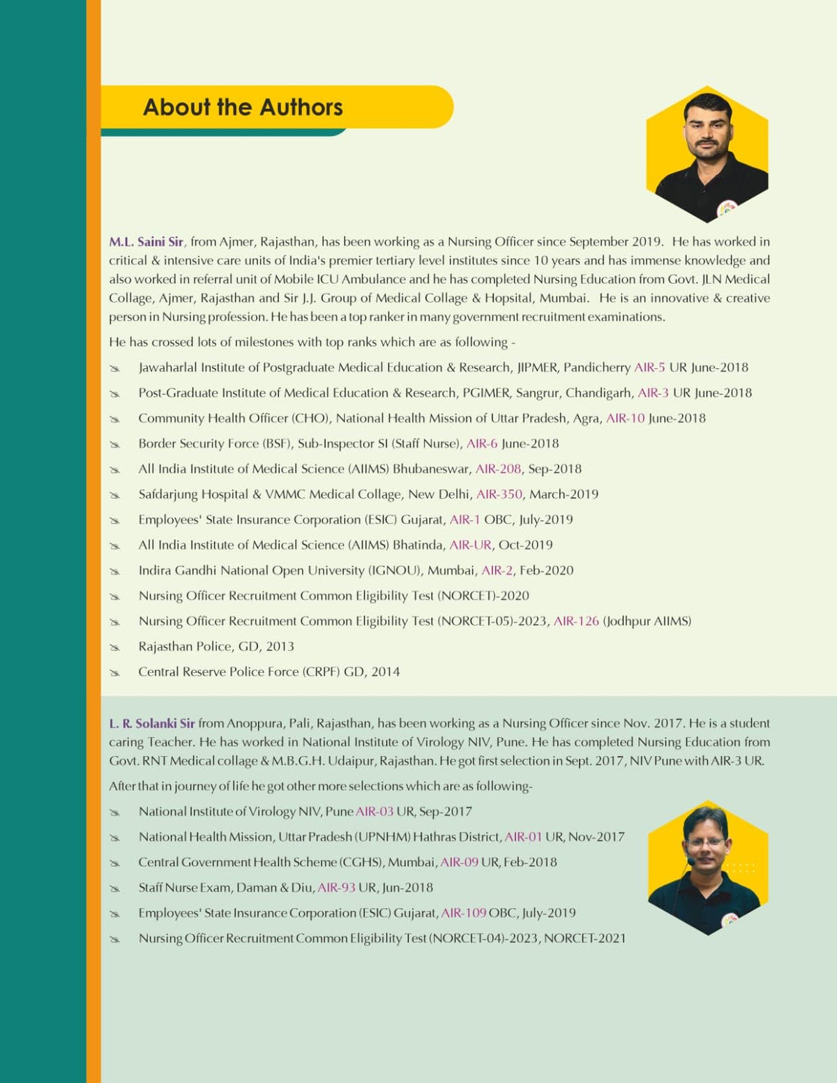 Mission Old Paper Volume-I | All Nursing Exams PYQs | 150+ Solved Papers (2015-2025) | 20,000+ MCQs | 4th Edition-2026 (Mission High Publication, Jaipur, M. L. Saini, L. R. Solanki)