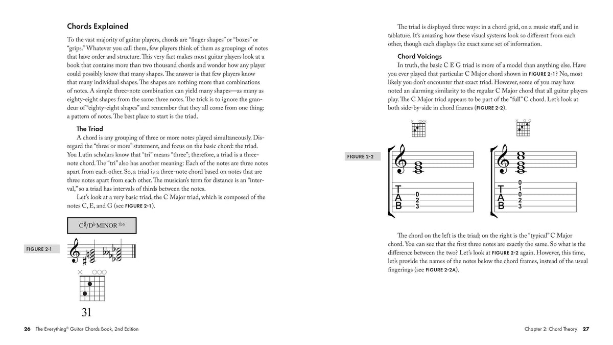 Everything Guitar Chords Book: Over 2,000 Chords for Every Style of Music
