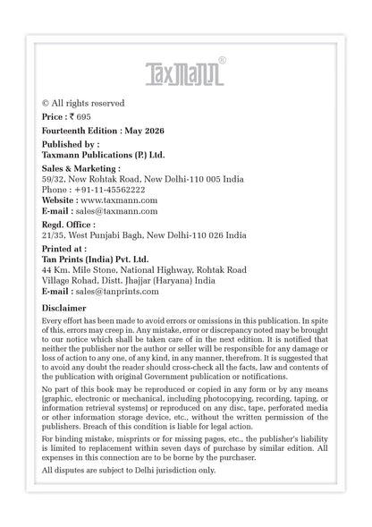 Taxmann's CRACKER for Taxation with Application-Based MCQs & Integrated Case Studies (Paper 3 | Tax) – Exam-Mirroring Solved Question Bank for CA Inter | Sept. 2026/Jan. 2027 Exams