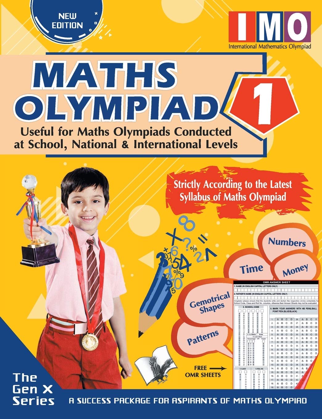 International Maths Olympiad - Class 1 (With OMR Sheets) by SHRADDHA SINGH (Author) book cover