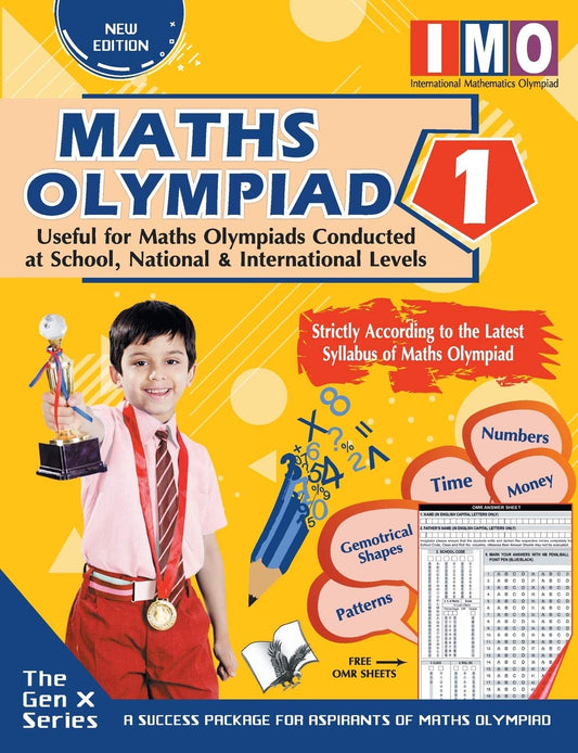 International Maths Olympiad - Class 1 (With OMR Sheets) by SHRADDHA SINGH (Author) book cover