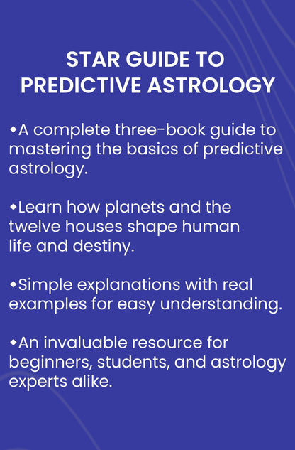 Star Guide to Predictive Astrology -Predictive Astrology Books - Books on Astrology in English - 838 Pages - Astrological Prediction in Simple Language