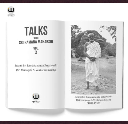 Talks With Sri Ramana Maharshi Volume 2 | Sri Ramana Maharshi Books | Original Book In English | Teachings Of Sri Ramana Maharshi | Sri Ramanananda ... ???? ?? ??? ???? ???? ??? ?????? ??? ?????? I