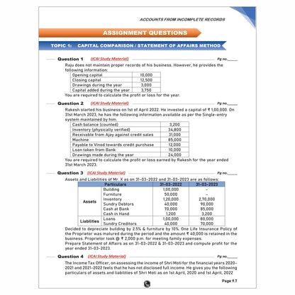 PW CA Foundation Accounting Volume 1 & 2 Combo Set of 2 Books By CA Nitin Goel l Including PYQ, MTP, RTP and All Important Questions Latest Syllabus For 2025 Exam [Paperback] CA Nitin Goel