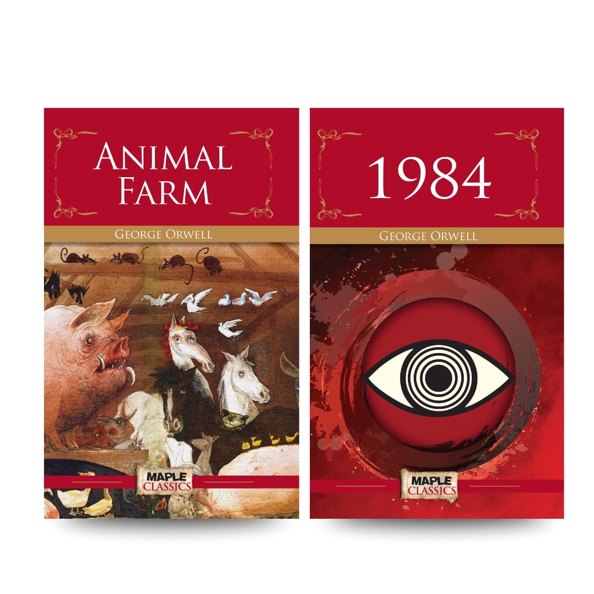 1984, Animal Farm (Set of 2 Books)