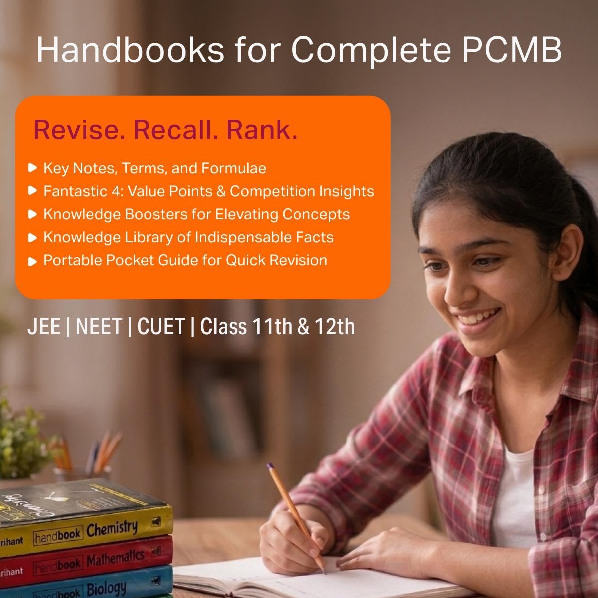 Arihant Handbook Mathematics Class 11 and 12 | With Quick Revision Guide | JEE, CBSE, NEET, Engineering and Other Entrance Exams 2026-2027| With Value Points, Competition insight | English Medium