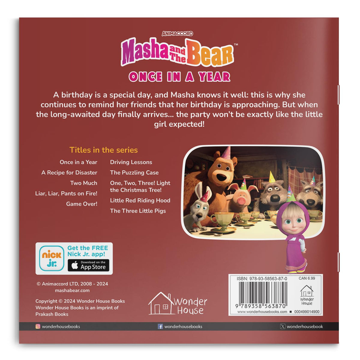Masha And The Bear - Once In A Year (Story Book)