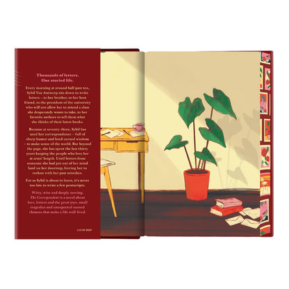 The Correspondent | Exclusive Deluxe Hardcover Collector's Edition with Stenciled Edges | Heartfelt Epistolary Literary Fiction Told Through Letters