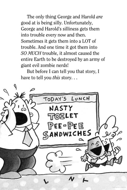 CAPTAIN UNDERPANTS #03: THE INVASION OF THE INCREDIBLY NAUGHTY CAFETERIA LADIES FROM OUTER SPACE: And the Subsequent Assault of the Equally Evil Lunchroom Zombie Nerds: 3