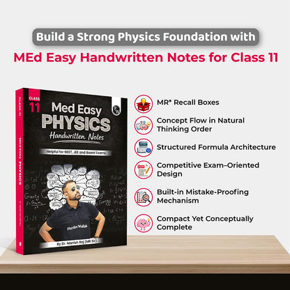 PW Med Easy Physics Class 11 Handwritten Notes By MR Sir | Helpful For NEET, JEE and Board Exams | Detailed Notes For Basic to Advanced Preparations