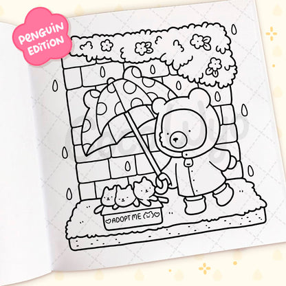 Cozy Friends: Coloring Books for Adults by Coco Wyo | Cute Animal Friends Coloring Pages, Cozy Simple Designs, Stress Relief & Relaxation: A relaxing cosy colouring book, from the bestselling author