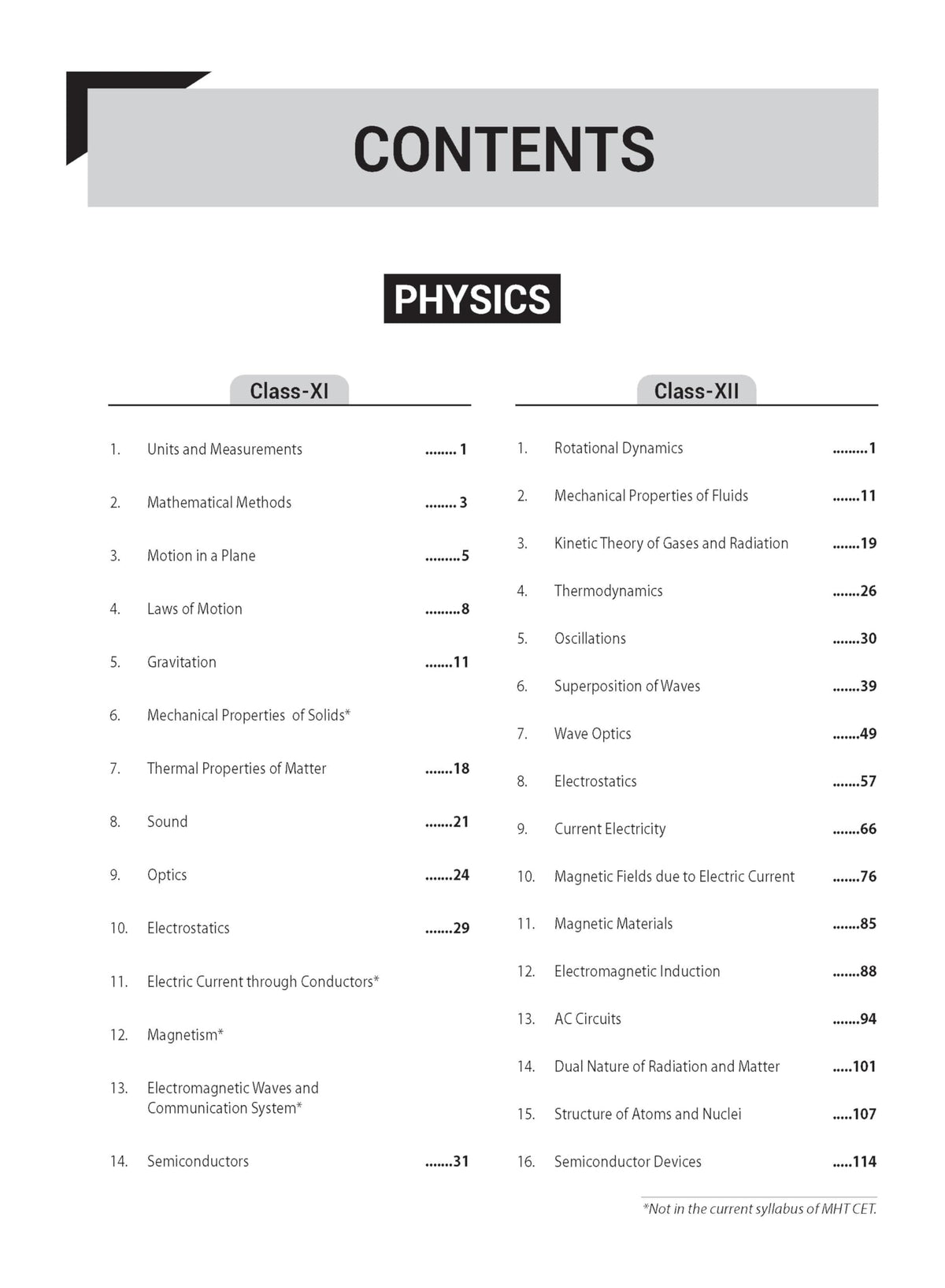 MTG 10 Years MHTCET Chapterwise Previous Solved Questions Papers (PYQ Book) For 2026 Exam | MHT CET Mock Test Papers For Physics, Chemistry & Mathematics