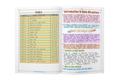 DSA with Java Simplified Handwritten Notes 2026 | Data Structures & Algorithms Using Java | Beginner-Friendly Guide with Coding Examples, Problem Solving & Quick Revision