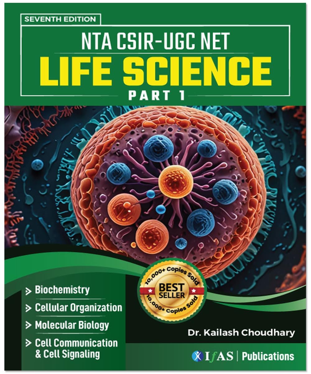 CSIR NET Life Science Books 2026 - Complete Theory & Practice Notes (3 Books) | Life Sciences Study Material for CSIR UGC NET/JRF, GATE, DBT & ICMR | IFAS Publication