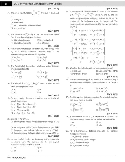 CSIR NET Chemical Science and GATE Chemistry PYQ Book | Previous Year Questions with Detailed Solutions Combo 2 Books | Best Chemistry Book for CSIR NET & GATE Exams | IFAS Publications