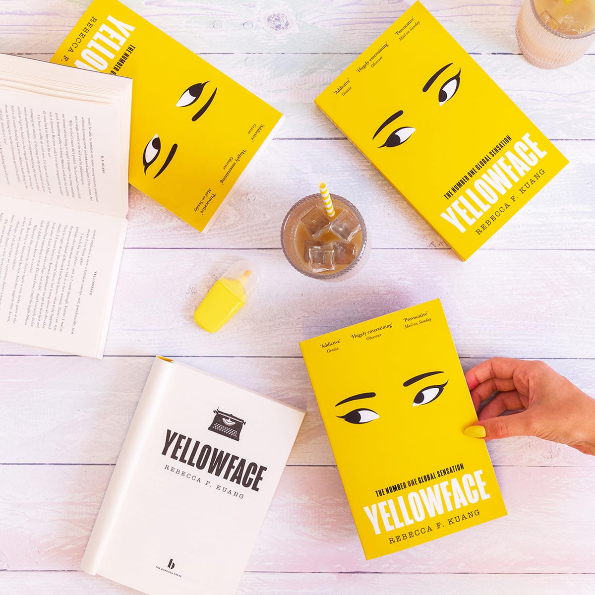Yellowface: The instant #1 Sunday Times bestseller and Reese Witherspoon Book Club pick from author R.F. Kuang (colour may vary)