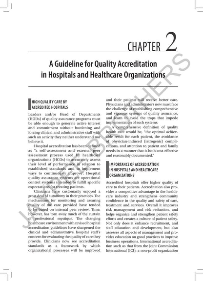 Hospital and Healthcare: Accreditation