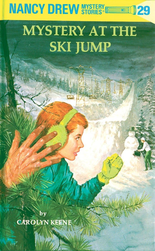 Nancy Drew Mystery At The Ski Jump book cover