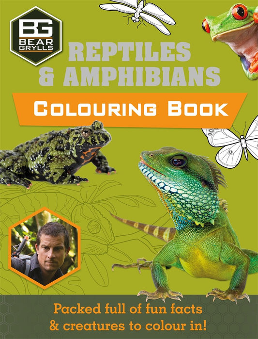 Bear Grylls Colouring Books: Reptiles book cover
