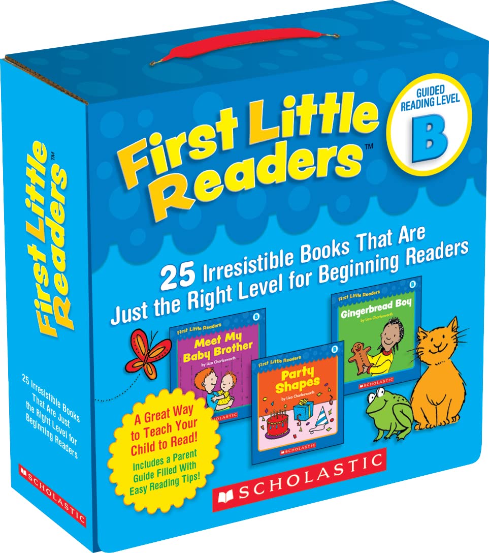 First Little Readers Parent Pack: Guided Reading Level B: 25 Irresistible Books That Are Just the Right Level for Beginning Readers 