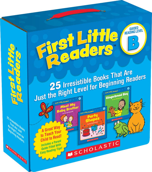 First Little Readers Parent Pack: Guided Reading Level B: 25 Irresistible Books That Are Just the Right Level for Beginning Readers 