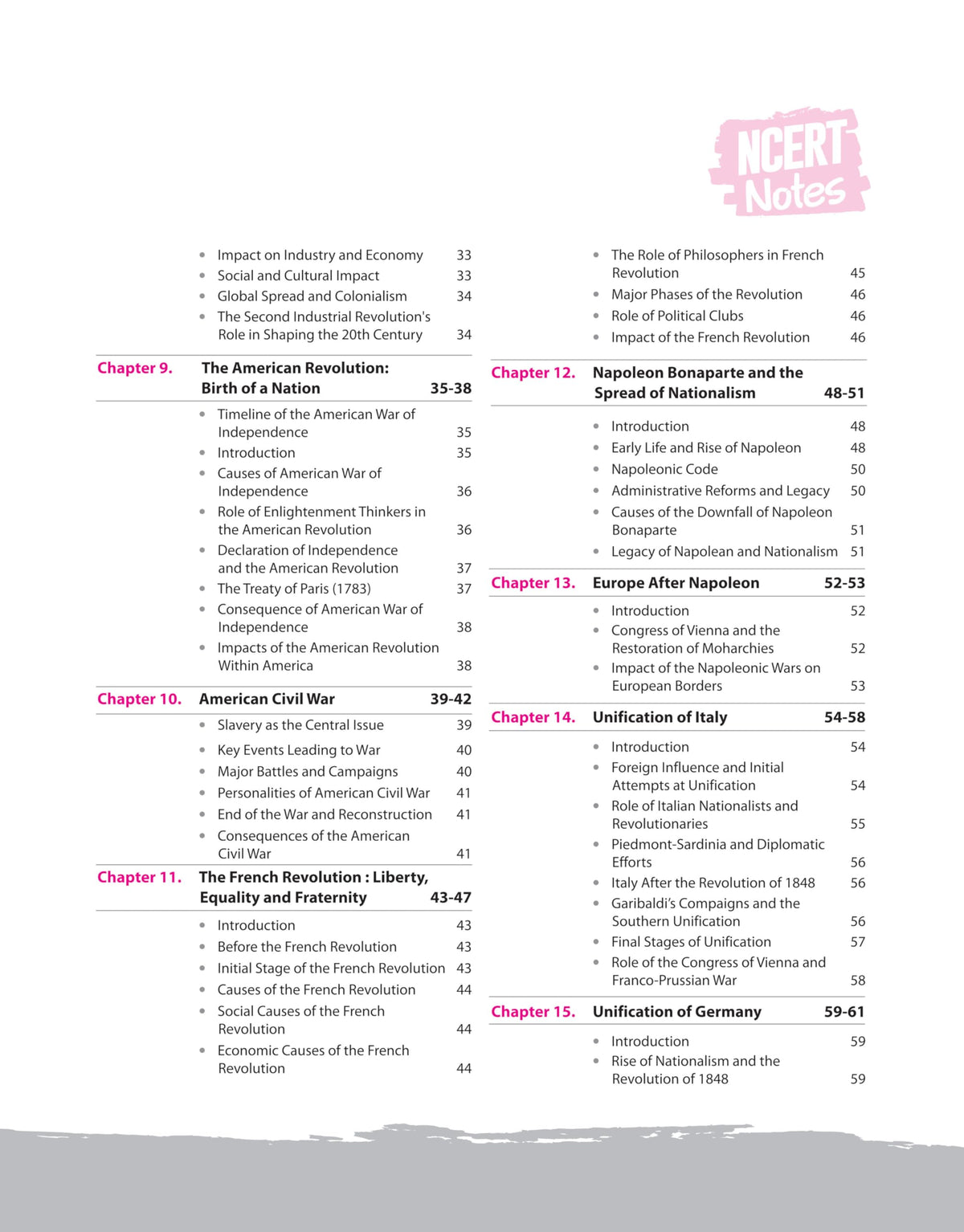 Arihant NCERT Notes World History | Class 9–12 (Old + New) | Useful for UPSC, State PSCs & Other Competitive Exams | Coverage of Flow Charts, Maps & Diagrams | 1st Edition