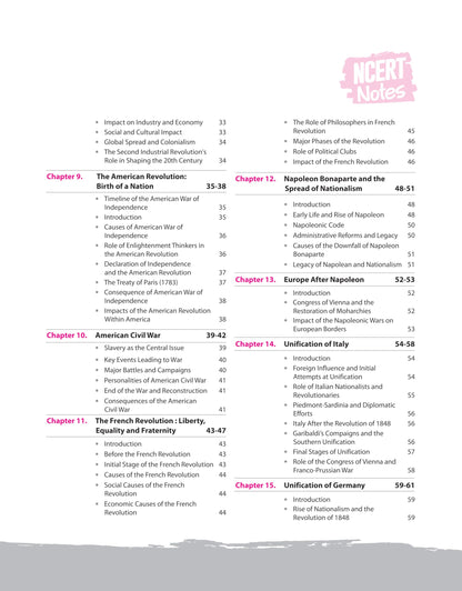 Arihant NCERT Notes World History | Class 9–12 (Old + New) | Useful for UPSC, State PSCs & Other Competitive Exams | Coverage of Flow Charts, Maps & Diagrams | 1st Edition