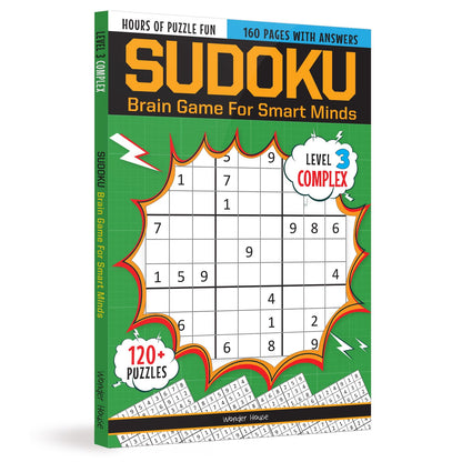 Sudoku - Brain Games for Smart Minds: Logic Building & Critical Thinking for Kids | Ages 6–10 | 6 Hours of Fun | Level 3