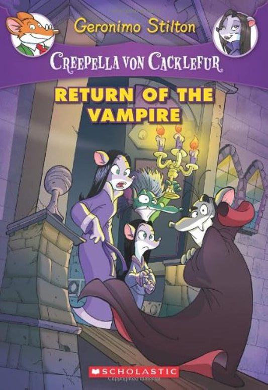 Creepella Von Cacklefur#04: return of the Vampire (Geronimo Stilton) by Geronimo Stilton book cover