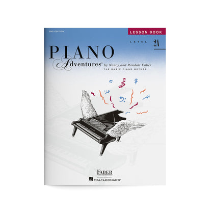 Piano Adventures: Lesson Book - Level 2A, 2nd Edition | Beginner Piano Method | Learn Eighth Notes Chords and Sight Reading | Sheet Music Songbook for Early Learners | Faber Piano Book for Kids