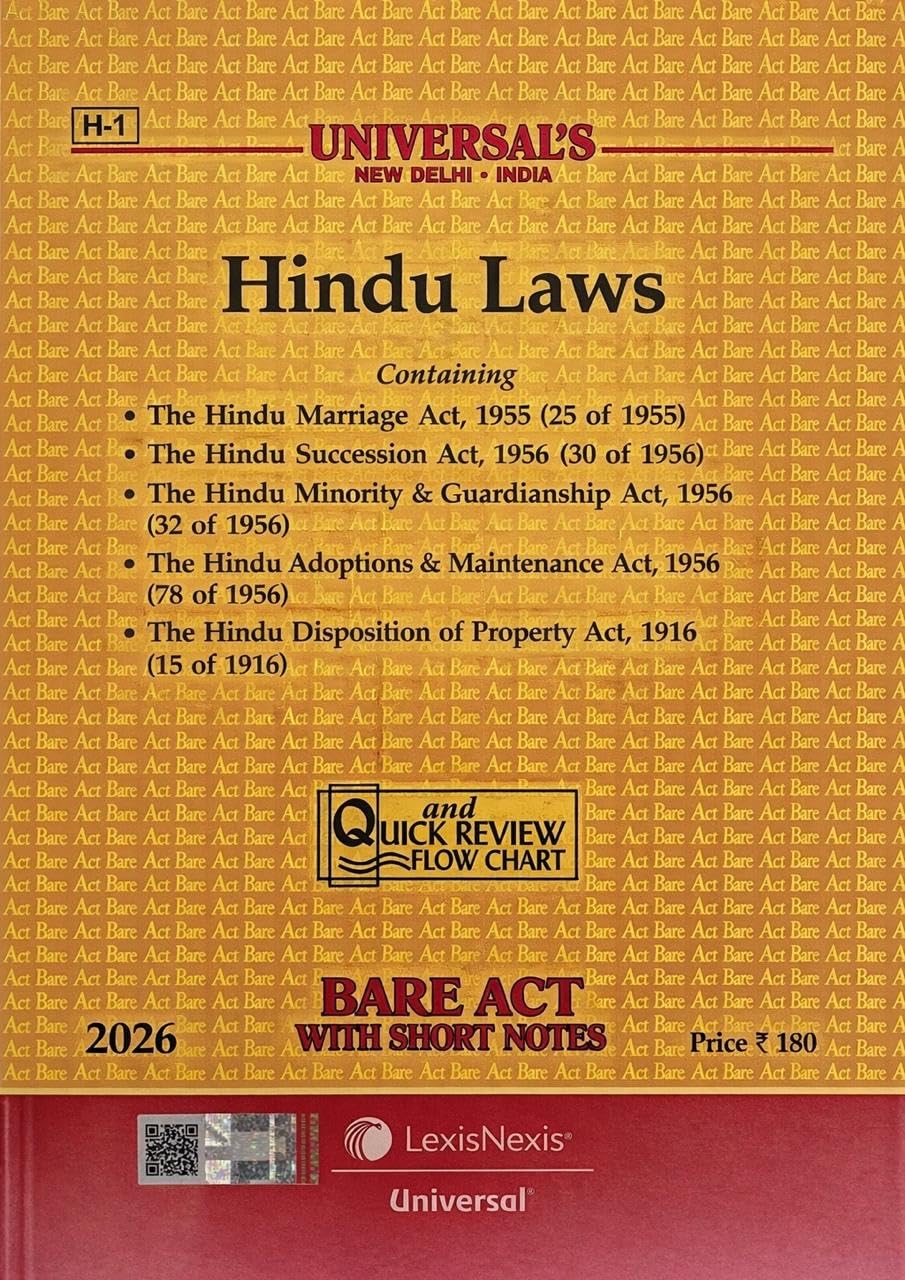Universal’s Hindu laws Bare act ,2026