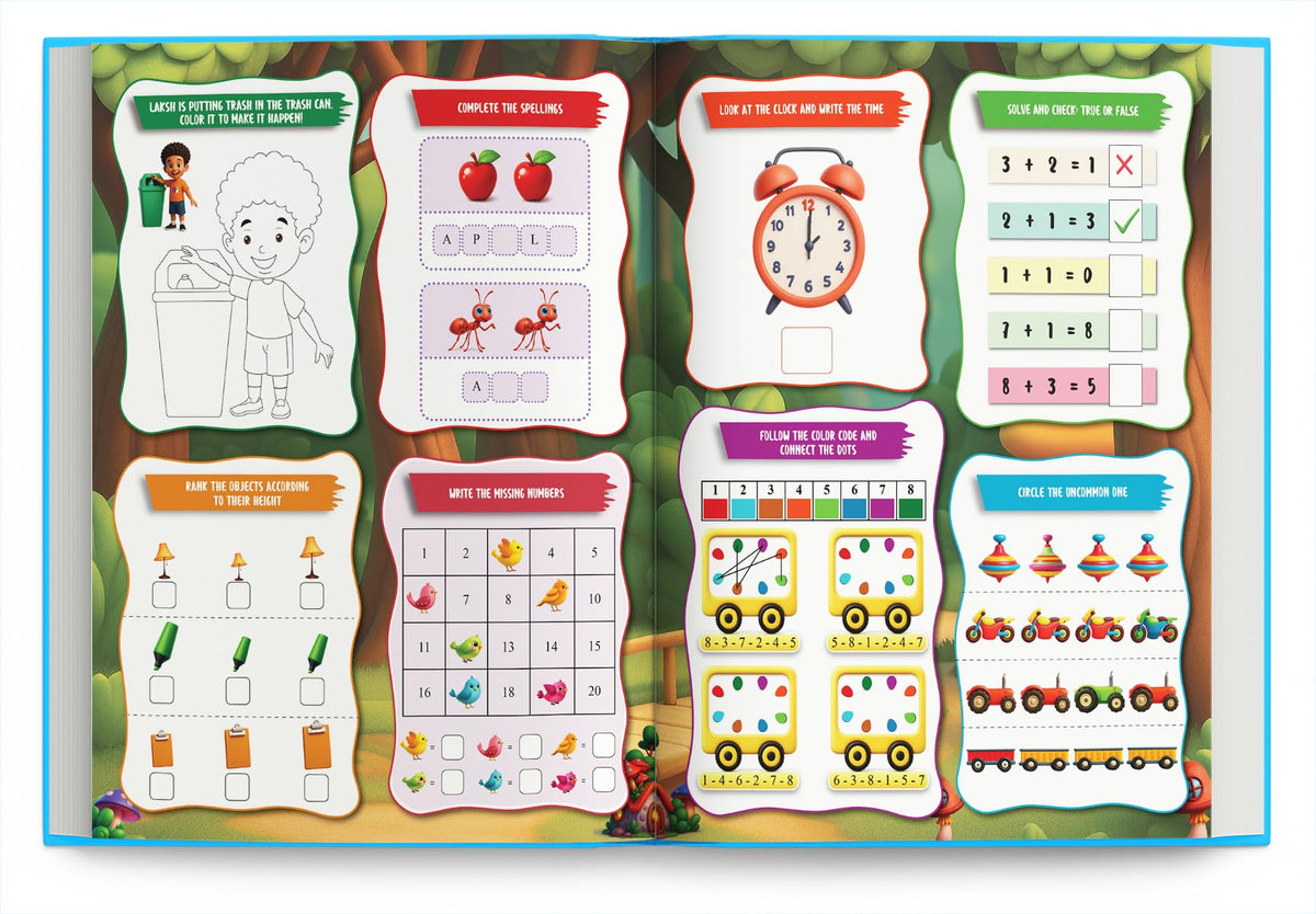 Activity Book for 5 Year Old | Best Selling 1001 Brain Booster Books for 5+ Year Old Children | Kids Activity Book - Puzzles, Mazes, Colouring, Dot-To-Dot, Matching, Seek & Find, Spot the Difference