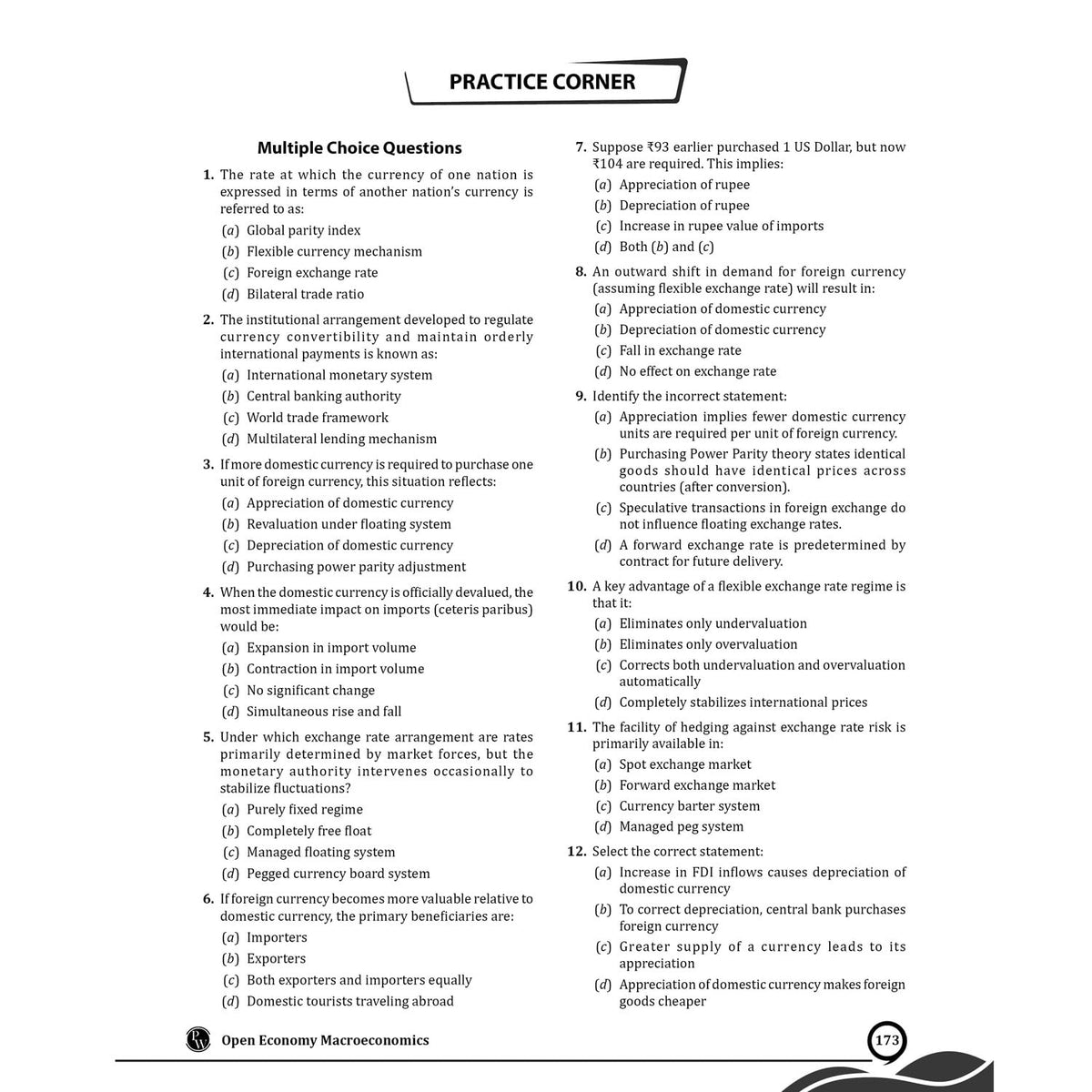 PW CUET (UG) Economics 2026 Chapterwise & Topicwise Question Bank with Past Year Questions PYQs and Mock Test | Mind Maps and Practice MCQs