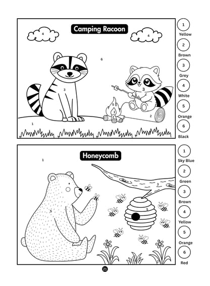 101 Doodle Colouring for Brilliant Kids - 5 to 7 Years Old - Number Coloring | Painting & Drawing Activity Book | Birthday Gifts for Kids, Boys & Girls, 5, 6, 7 Years